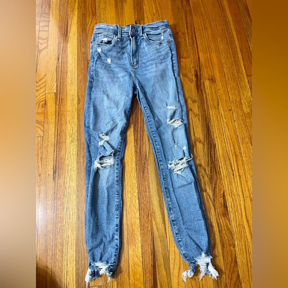 Womens Abercrombie & Fitch High Rise Jeans size 0